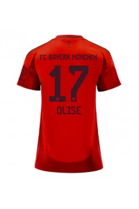 Bayern Munich Michael Olise #17 Voetbaltruitje Thuis tenue Dames 2024-25 Korte Mouw